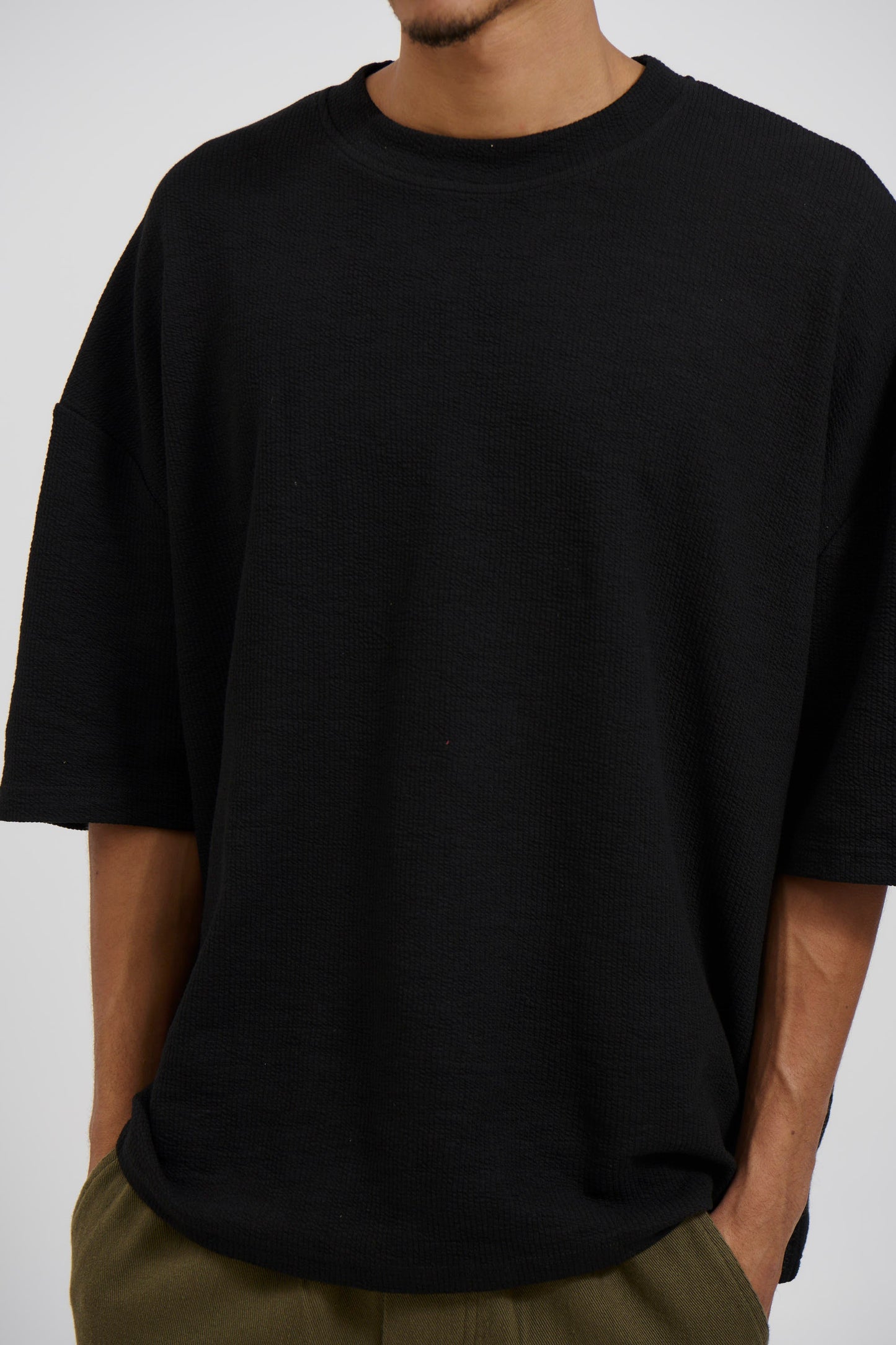 NTH Heavy Ribbed Tee Black