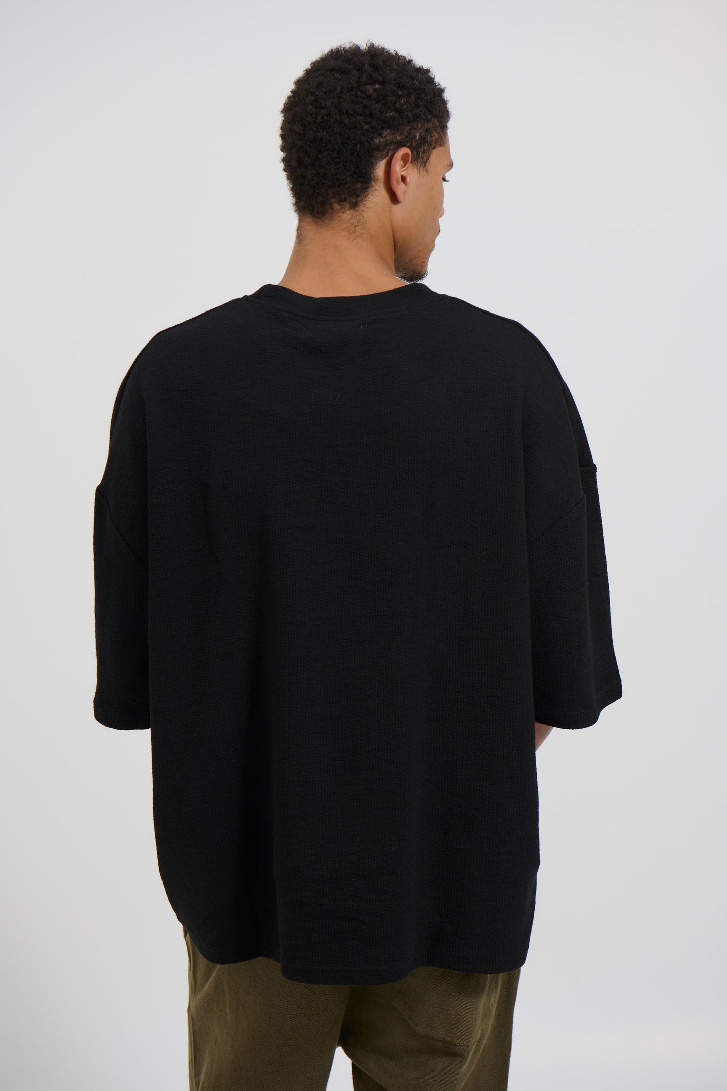 NTH Heavy Ribbed Tee Black