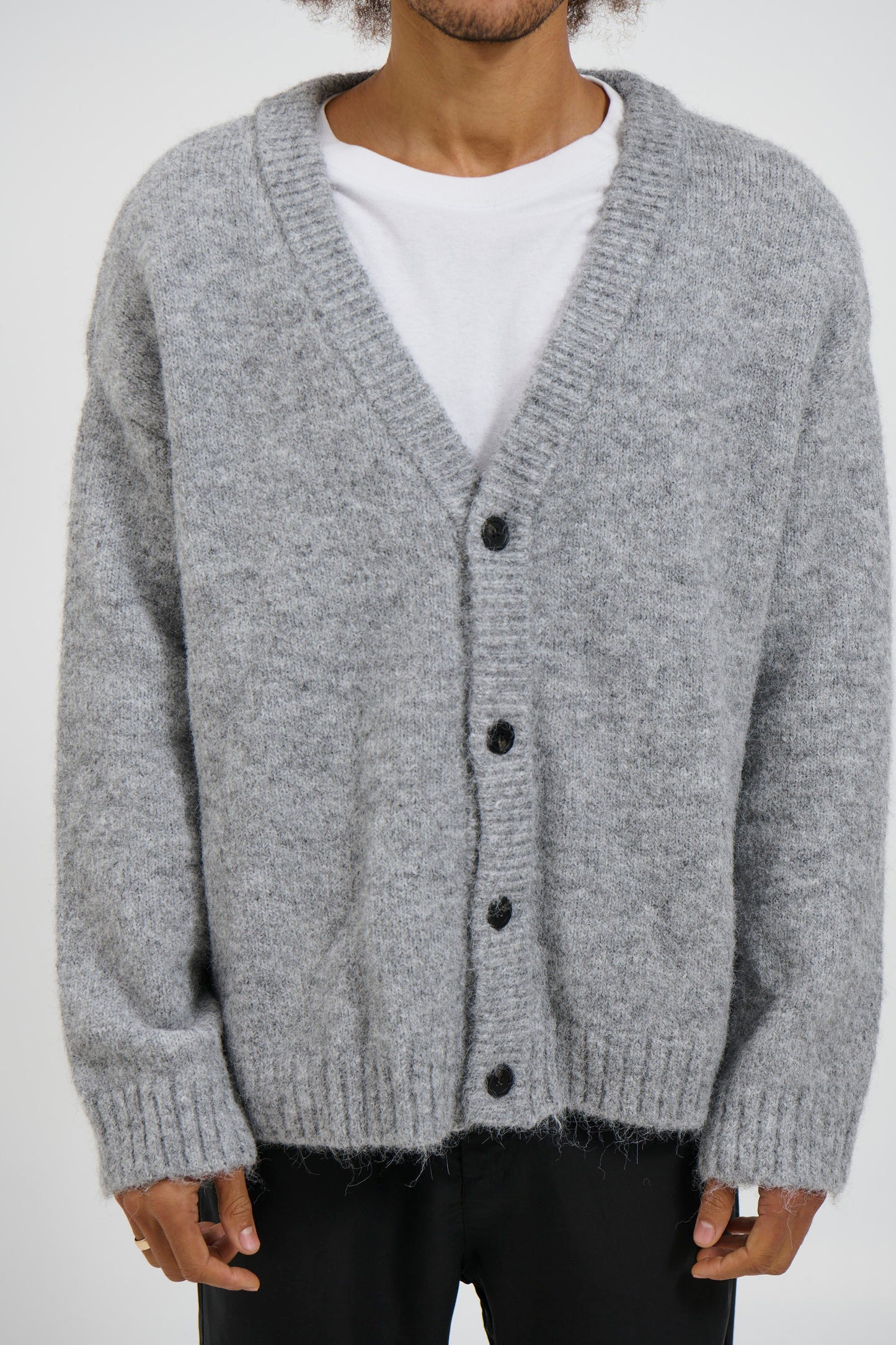 Knitted Oversize Cardigan Grey