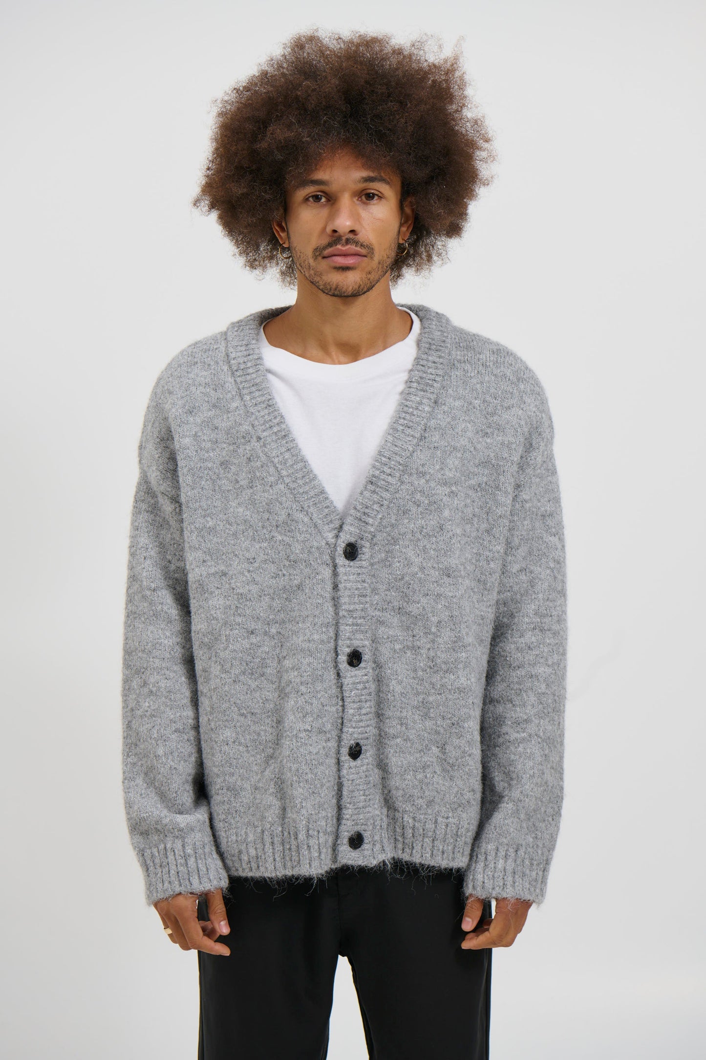 Knitted Oversize Cardigan Grey
