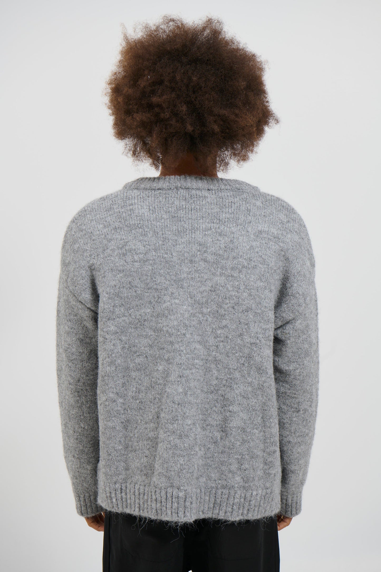 Knitted Oversize Cardigan Grey