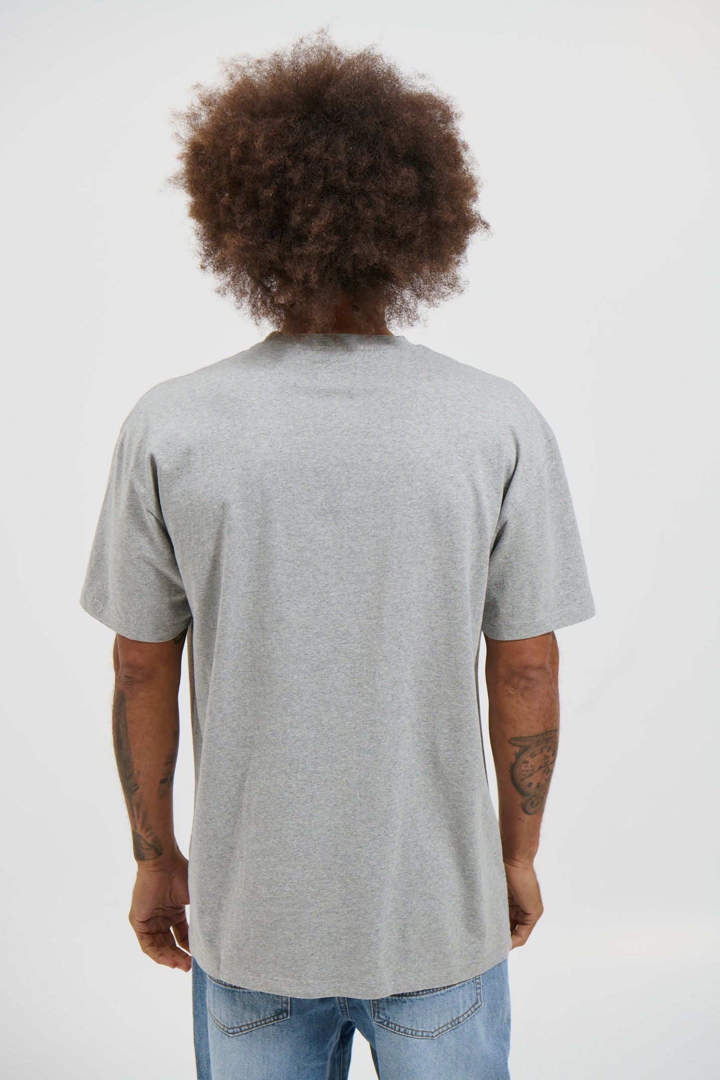 NTH Heavyweight Tee Grey Marle