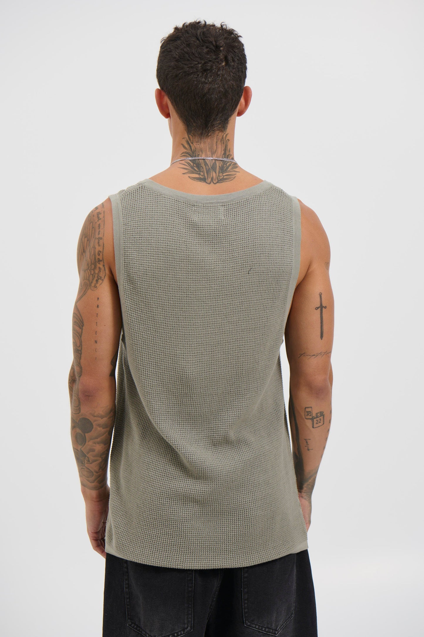 NTH Knit Tank Army