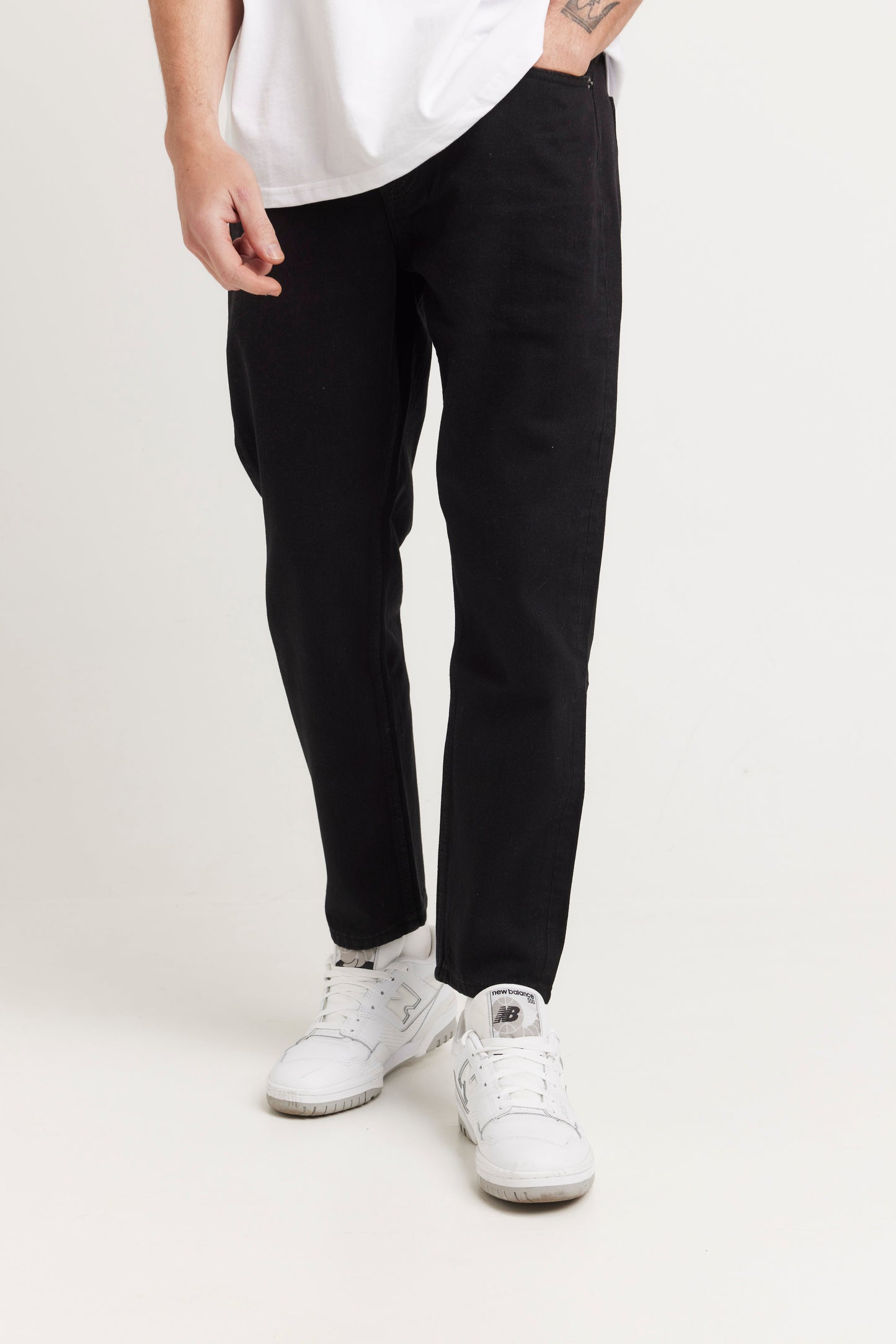 Steve Baggys Denim Solid Black