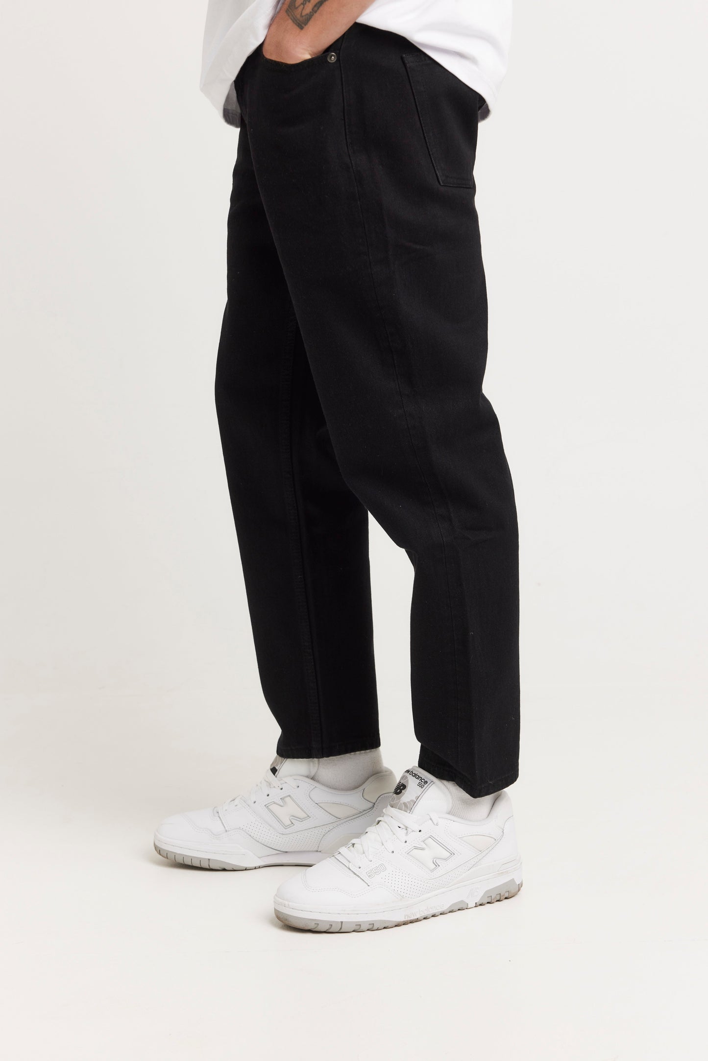 Steve Baggys Denim Solid Black