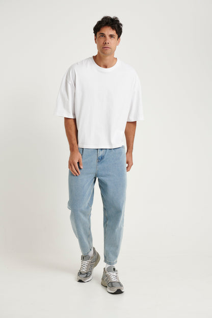 NTH Crop Box Tee White