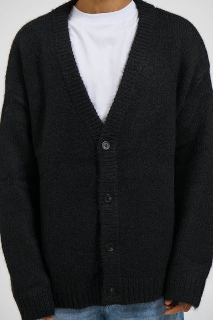 Knitted Oversize Cardigan Black