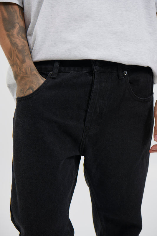 Miles Straight Leg Denim Black
