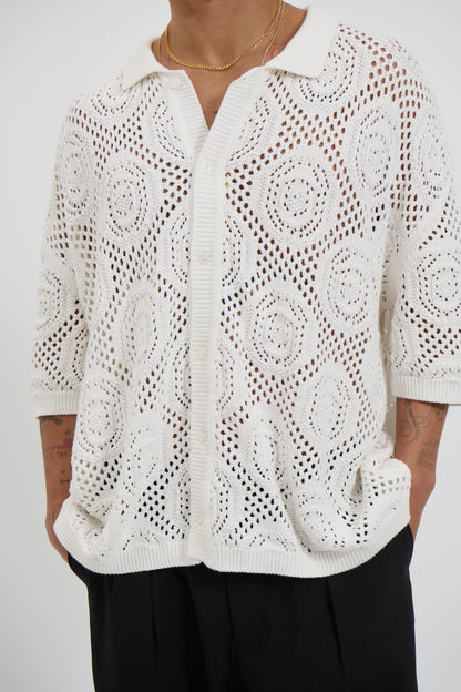 William Knit Shirt White