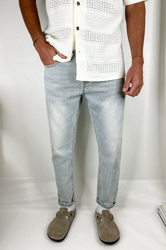 Miles Straight Denim Light Blue