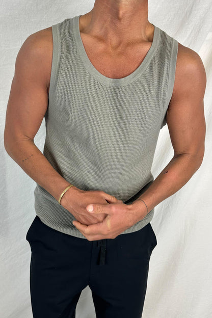 NTH Knit Tank Army
